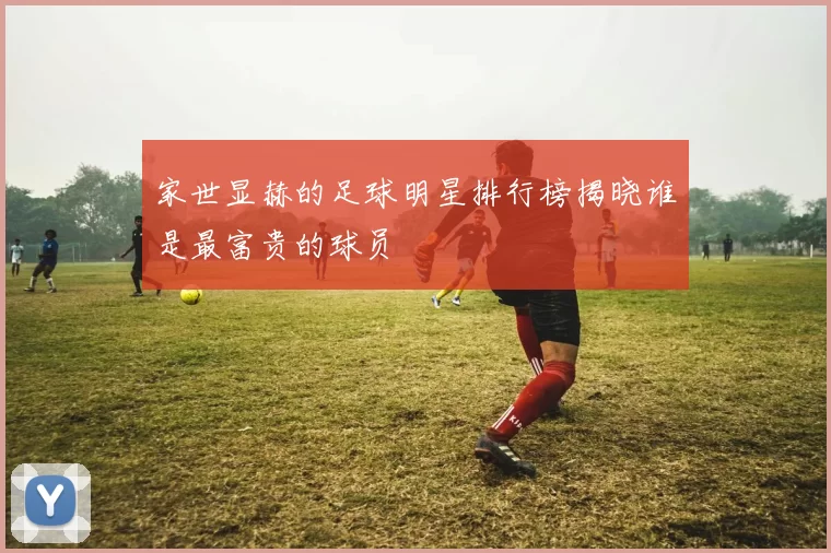 家世显赫的足球明星排行榜揭晓谁是最富贵的球员